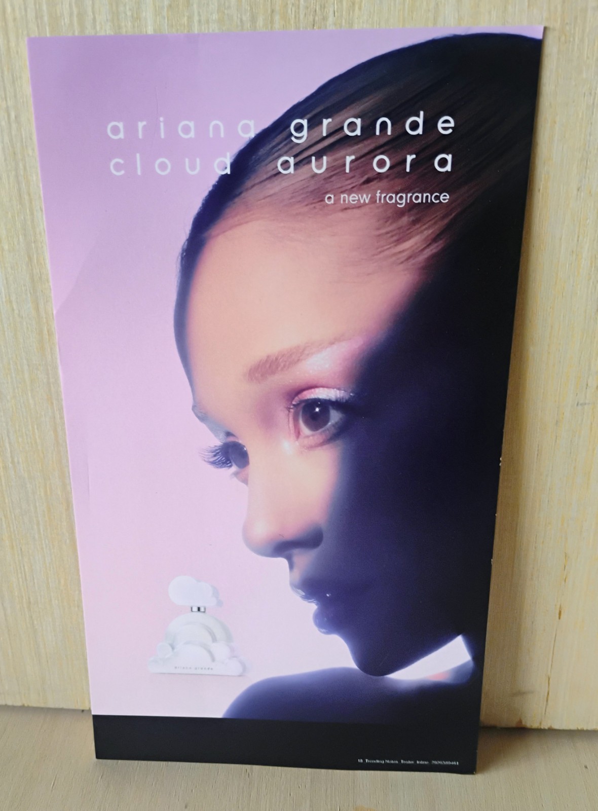 RARE mini PROMO Cloud Aurora ARIANA GRANDE 10\ RARE mini PROMO Cloud Aurora ARIANA GRANDE 10\