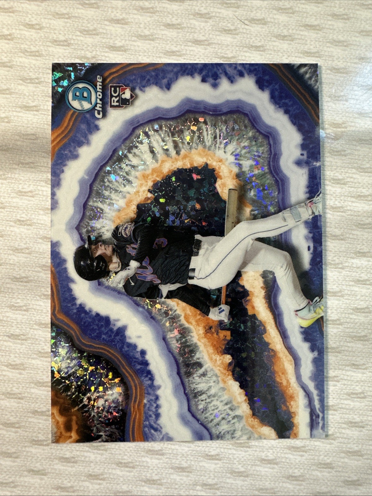 2026 Bowman Chrome Rookie RC Crystalized Case Hit Carson Benge Mets SP SSP 2026 Bowman Chrome Rookie RC Crystalized Case Hit Carson Benge Mets SP SSP