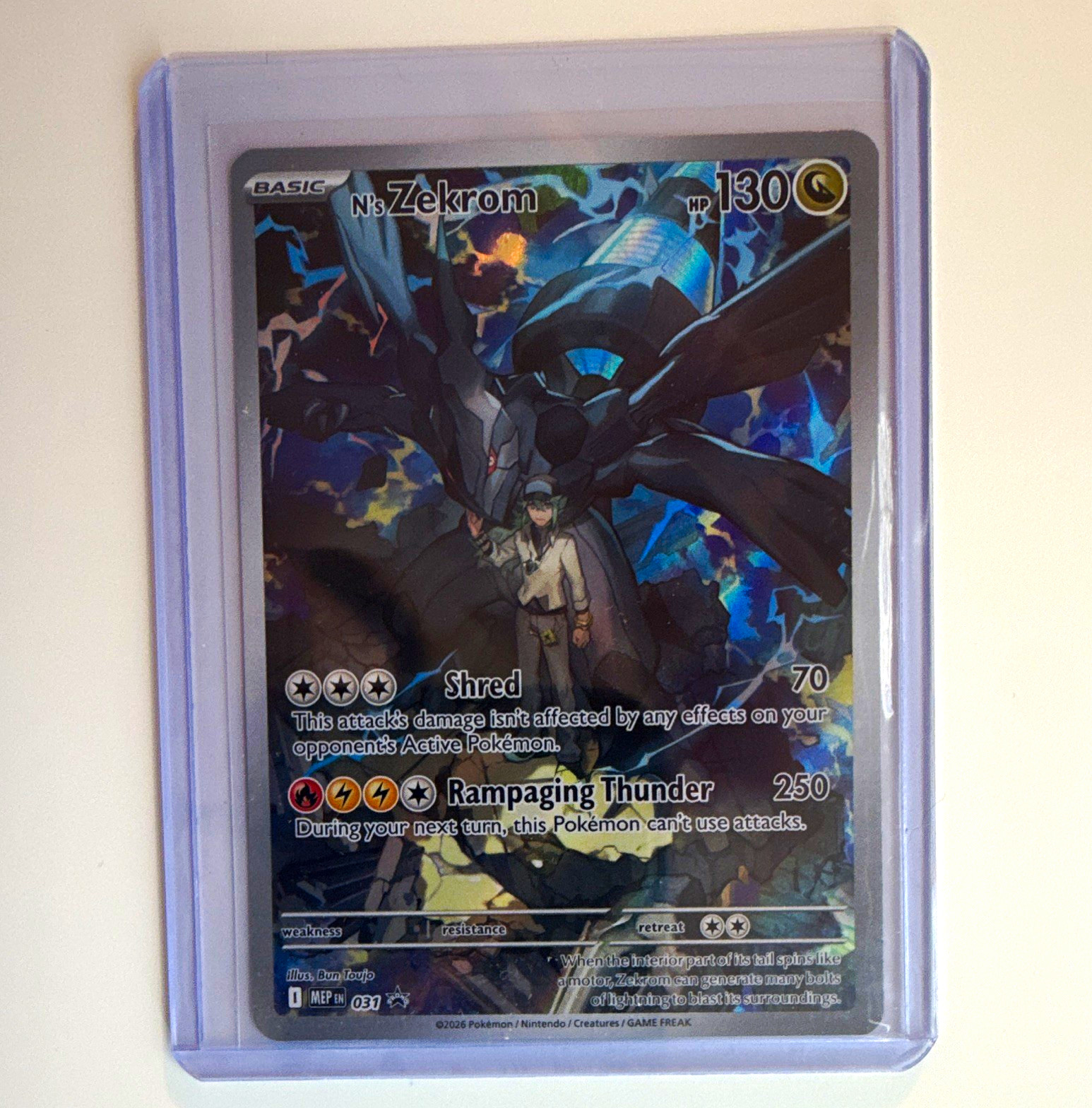 N\'s Zekrom 031 Me: Mega Evolution Promo Holo Promo Basic HP 130 N\'s Zekrom 031 Me: Mega Evolution Promo Holo Promo Basic HP 130