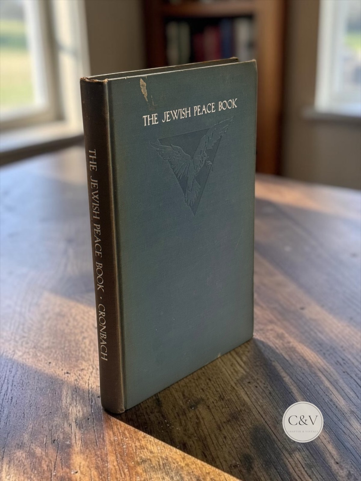 The Jewish Peace Book for Home and School 1932 Cronbach 1st Ed Judaica Pacifism
