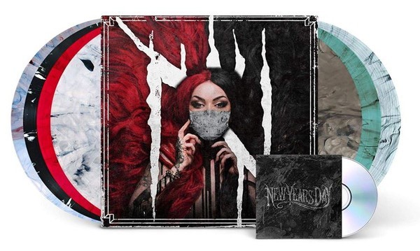 NEW YEARS DAY Through the Years 7LP (Colored Vinyl) + Blu-Ray NEW Only 500 Made