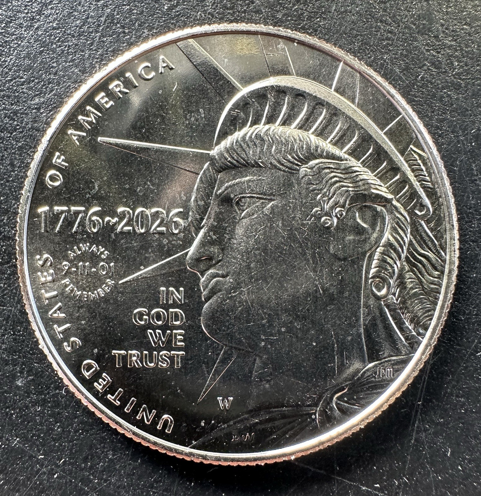 2026-W Enduring Liberty Half Dollar Coin Always Remember 9-11-01 Privy