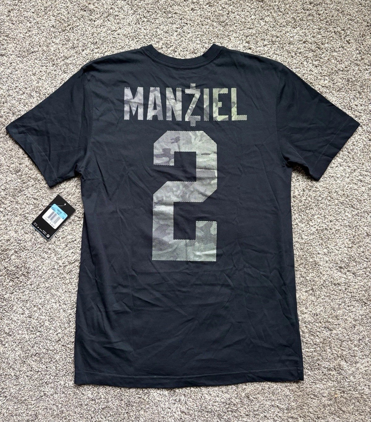 Nike Johnny Manziel #2 Dri-FIT Jersey T-Shirt NWT 2014 Rare Size Medium Nike Johnny Manziel #2 Dri-FIT Jersey T-Shirt NWT 2014 Rare Size Medium