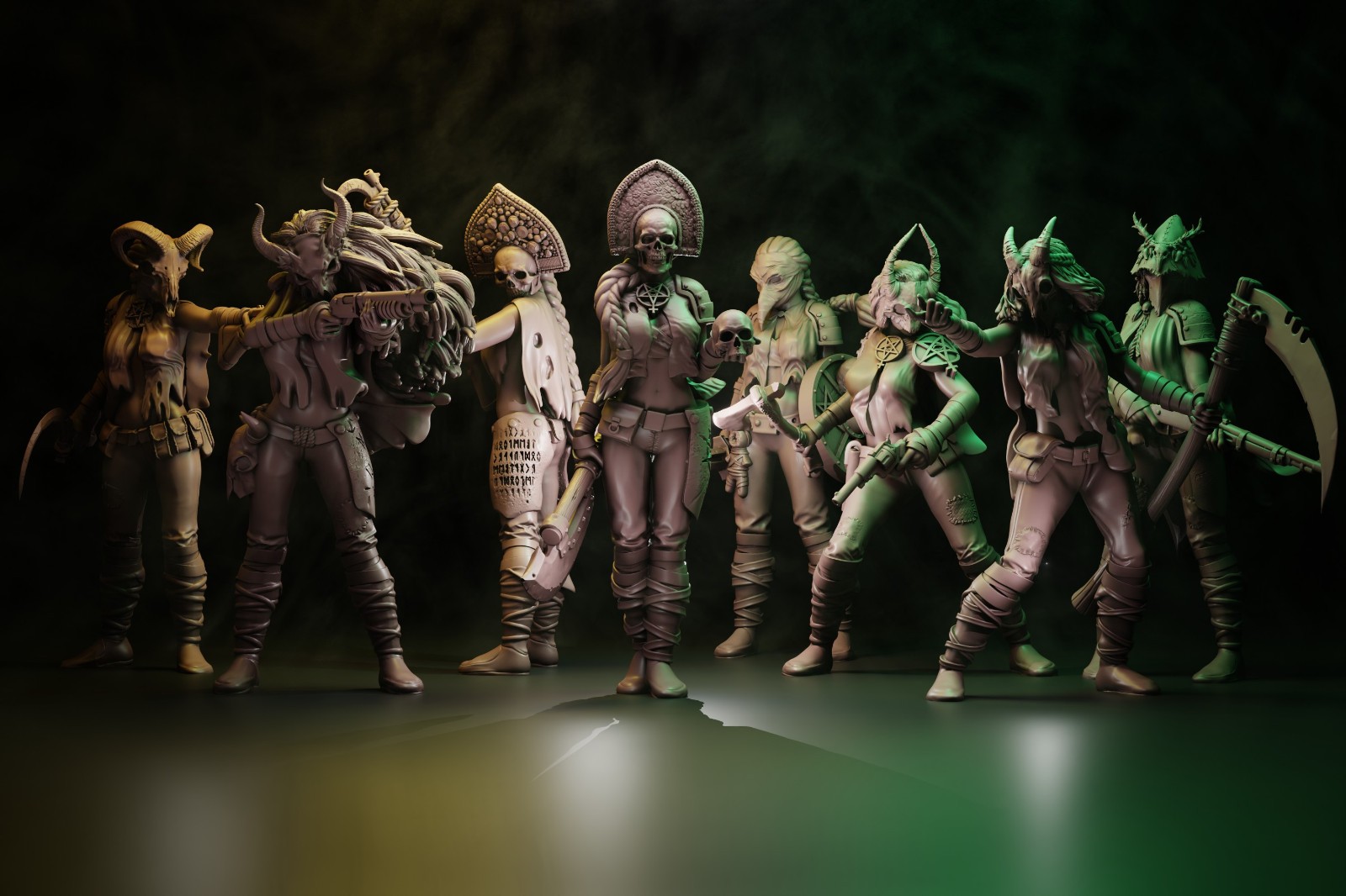 Coven of The Black woods Warband Heretic