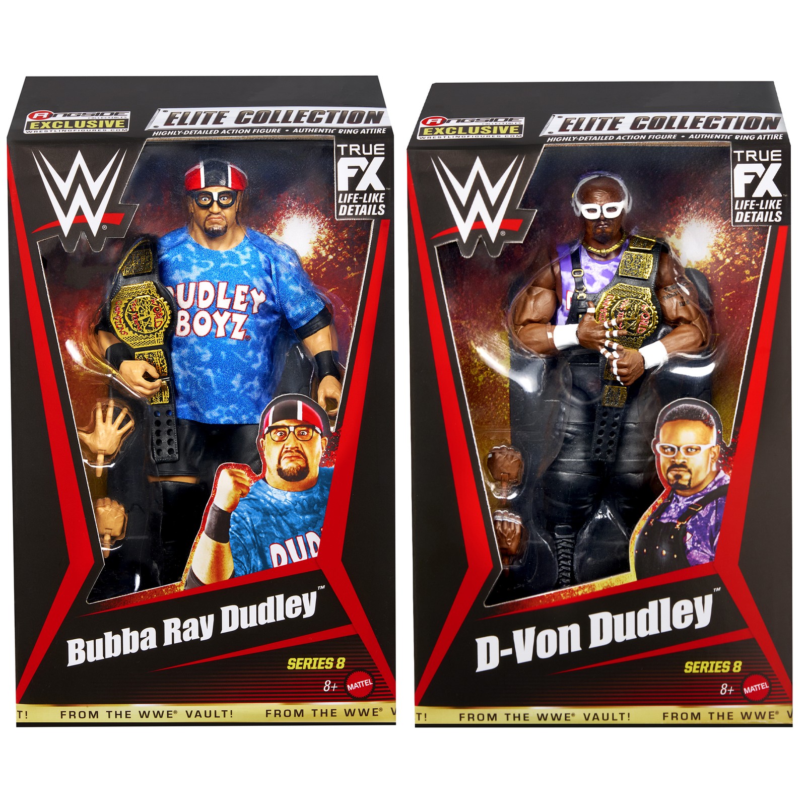 Package Deal (ECW Dudley Boyz - D-Von & Bubba) WWE From the Vault  Series 8
