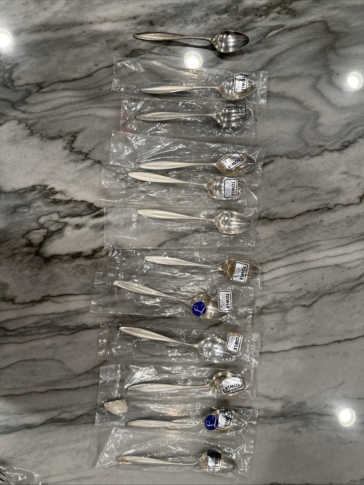 One (1) RSVP Towle Sterling Silver Fruit Spoon 6-1/4” New in Original Packaging One (1) RSVP Towle Sterling Silver Fruit Spoon 6-1/4” New in Original Packaging