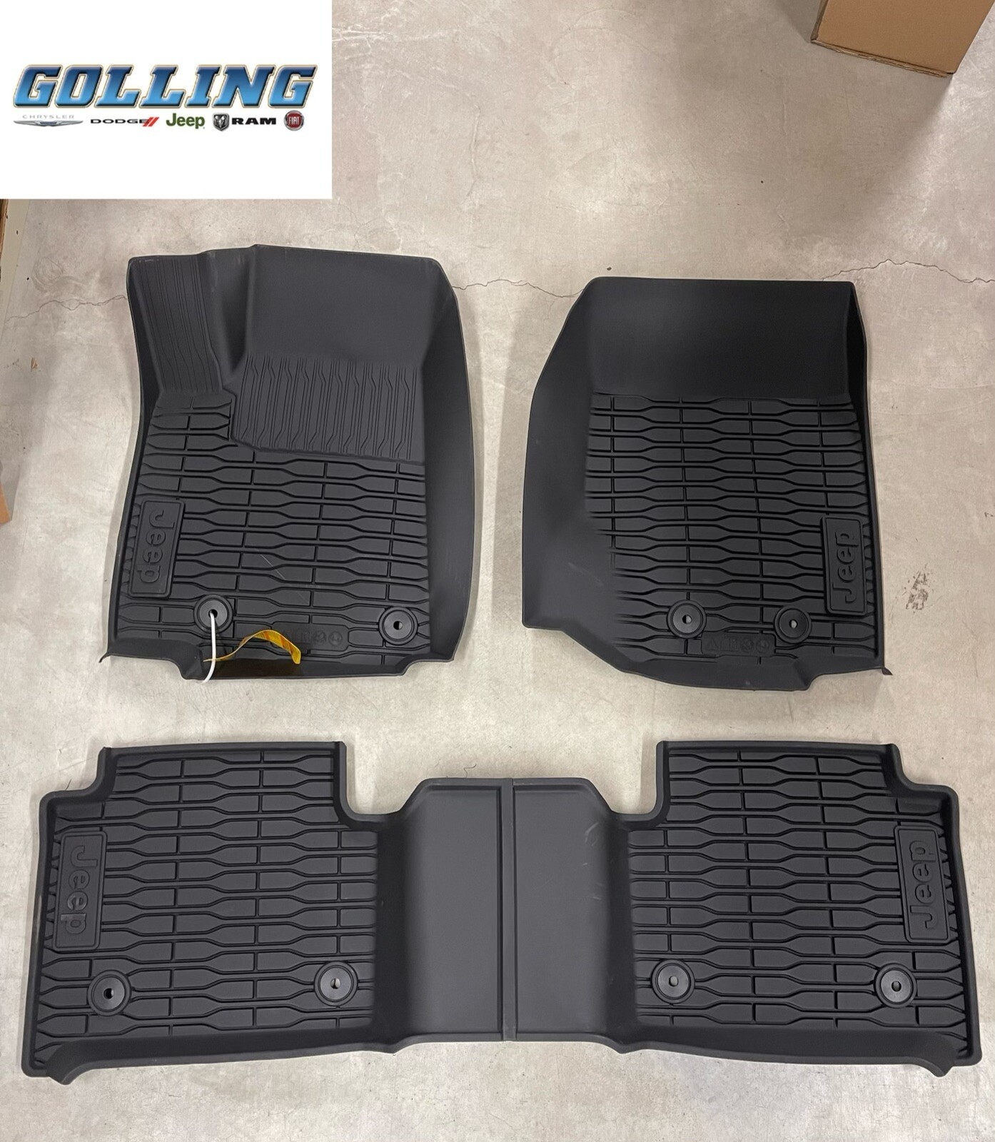 2022-2026  Jeep Grand Cherokee WL 74 All Weather Floor Mats 82216590AA