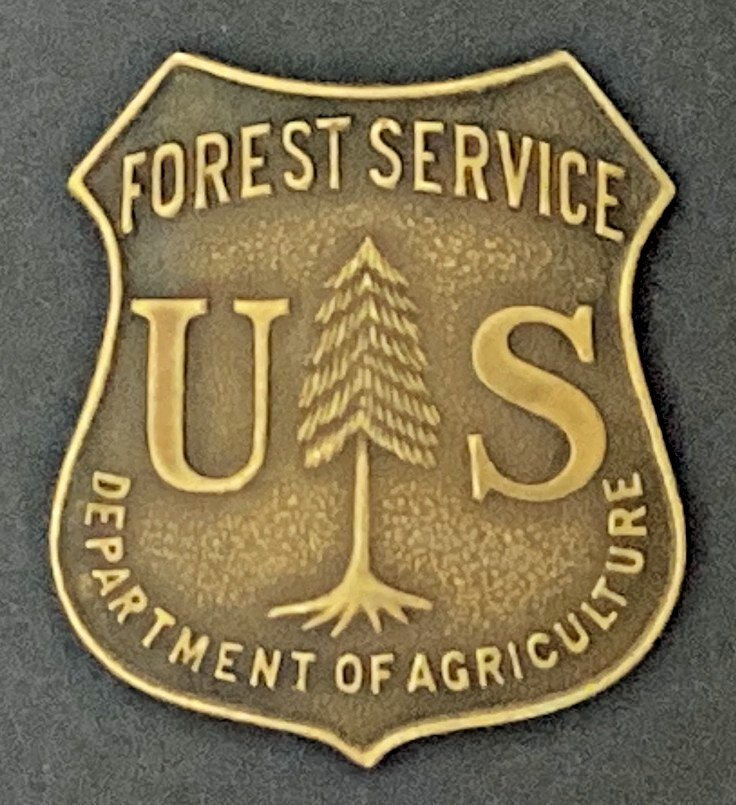 US Forest Service Department Of Agriculture Badge Pin READ Pin Mechanism Missing US Forest Service Department Of Agriculture Badge Pin READ Pin Mechanism Missing