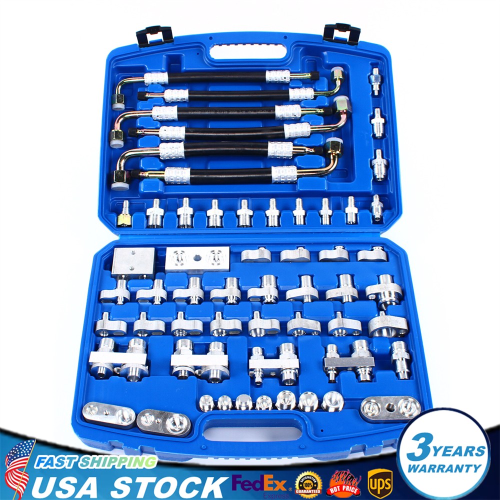 56pcs Air Conditioning Leak Test Kits Detector Detection Tools Auto Repair Tool