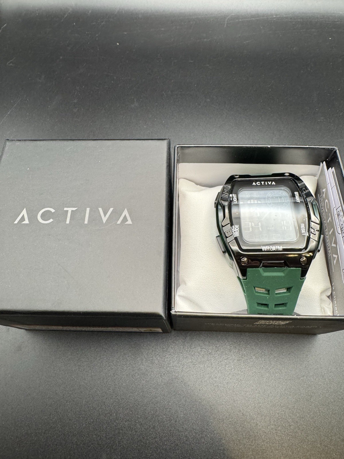 Activa X Invicta ACW8130-003 46mm Digital Army Green Watch New Box