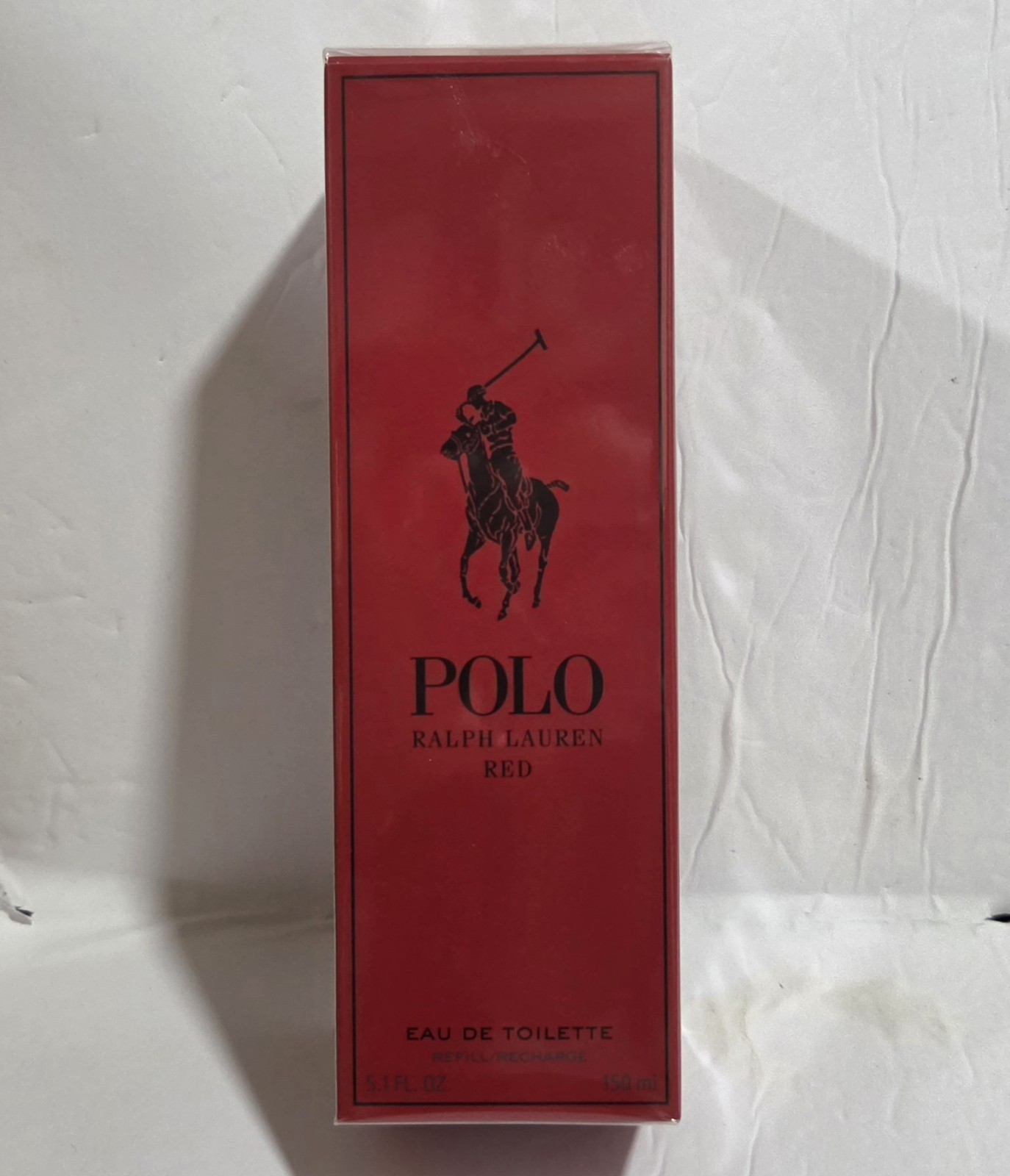 Ralph Lauren POLO RED for Men 5.1floz EDT Refill/Recharge New In Sealed Box