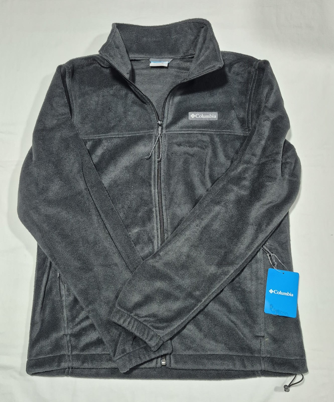 Columbia Men's Mount Fleece Full Zip Warm Winter Jacket SZ Medium Black Columbia Men's Mount Fleece Full Zip Warm Winter Jacket SZ Medium Black