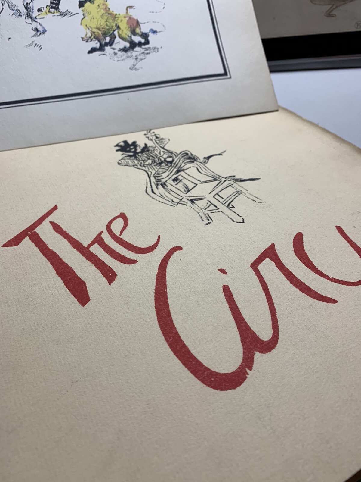  Toulouse Lautrec THE CIRCUS  Book of 6 lithographs  ready to be framed 