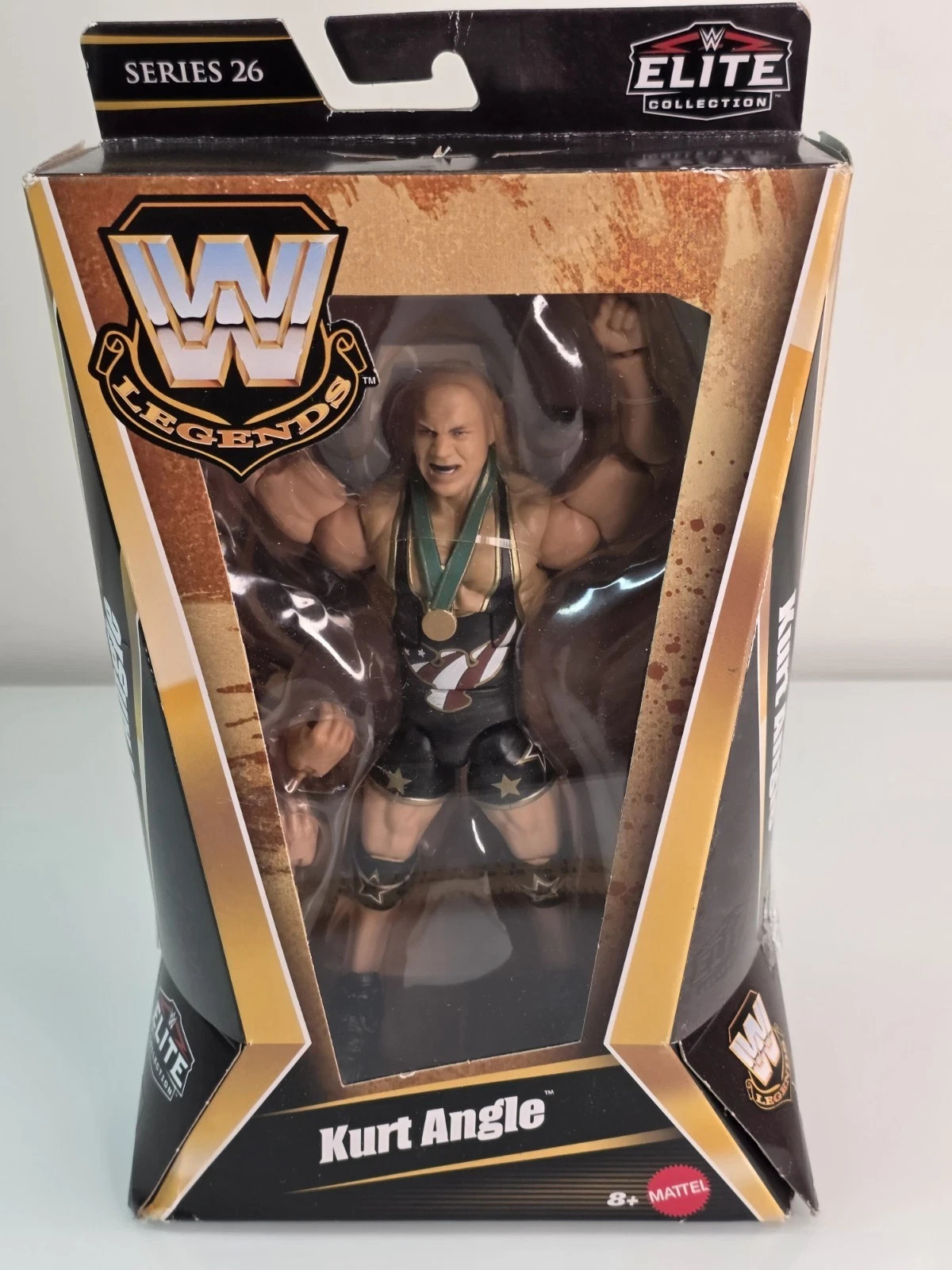 WWE Elite Collection Legends Series 26 Kurt Angle True FX 6 in Action Figure NIB