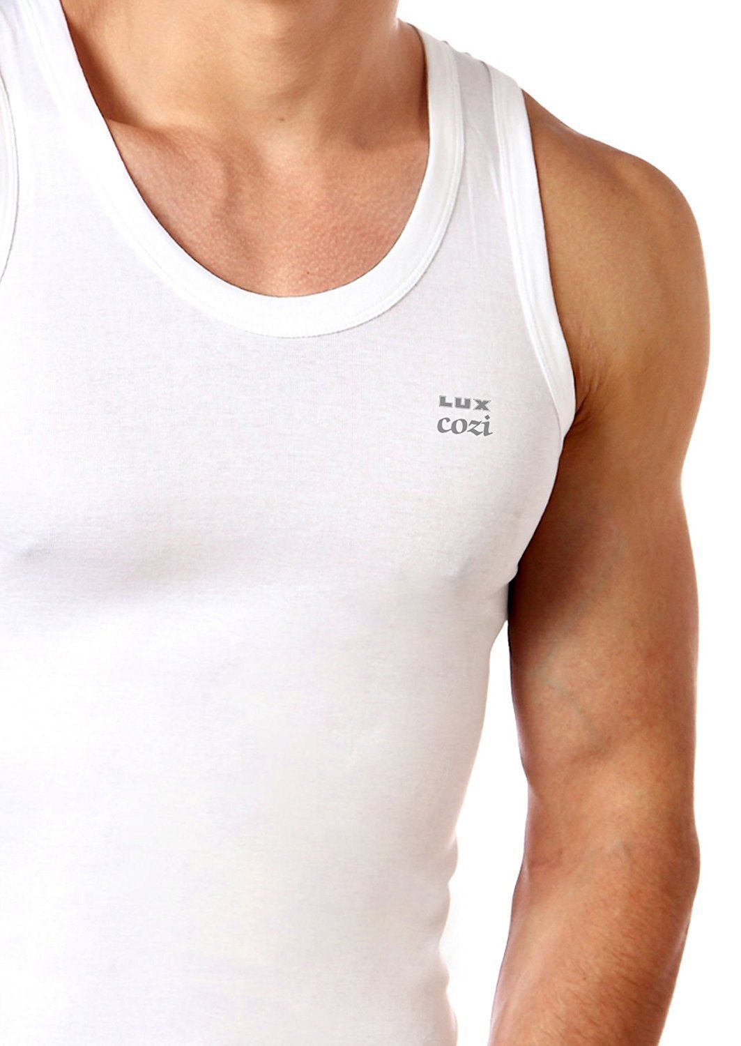 Buy 2 Get 1 Free Lux Cozi Cotton Vest Underwear Sleeveless Undershirt For Men Buy 2 Get 1 Free Lux Cozi Cotton Vest Underwear Sleeveless Undershirt For Men