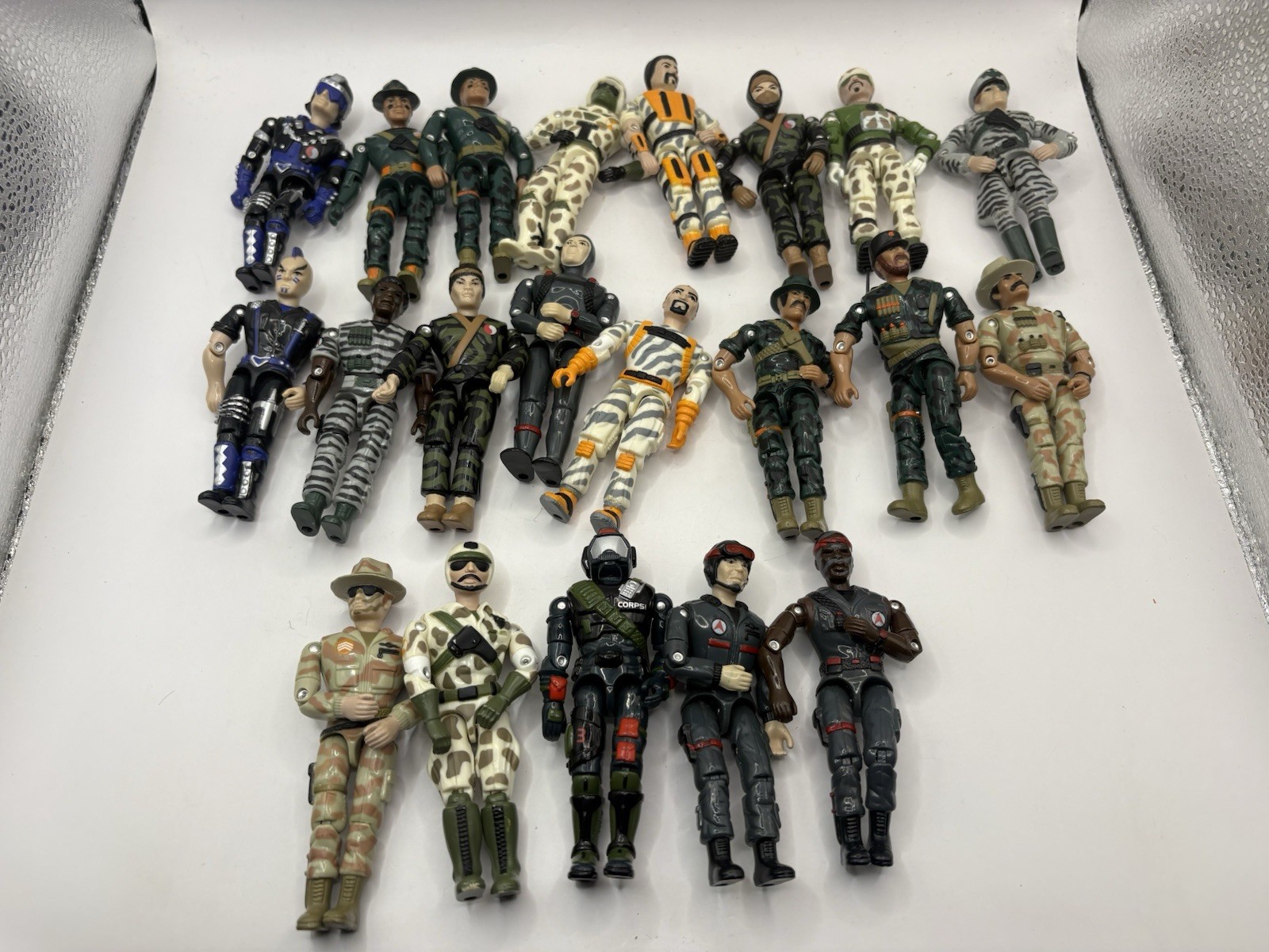 1990\'s Lanard The Corps Lot Of 21 Action Figures Vintage 1990\'s Lanard The Corps Lot Of 21 Action Figures Vintage