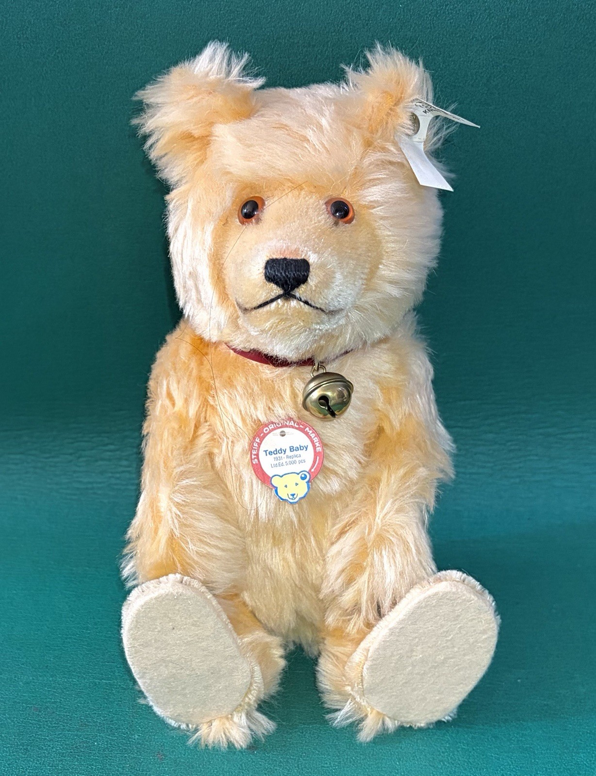 Vtg Steiff German Mohair Bear 1931 Replica Limited Edition, Tags and Bell 408144 Vtg Steiff German Mohair Bear 1931 Replica Limited Edition, Tags and Bell 408144