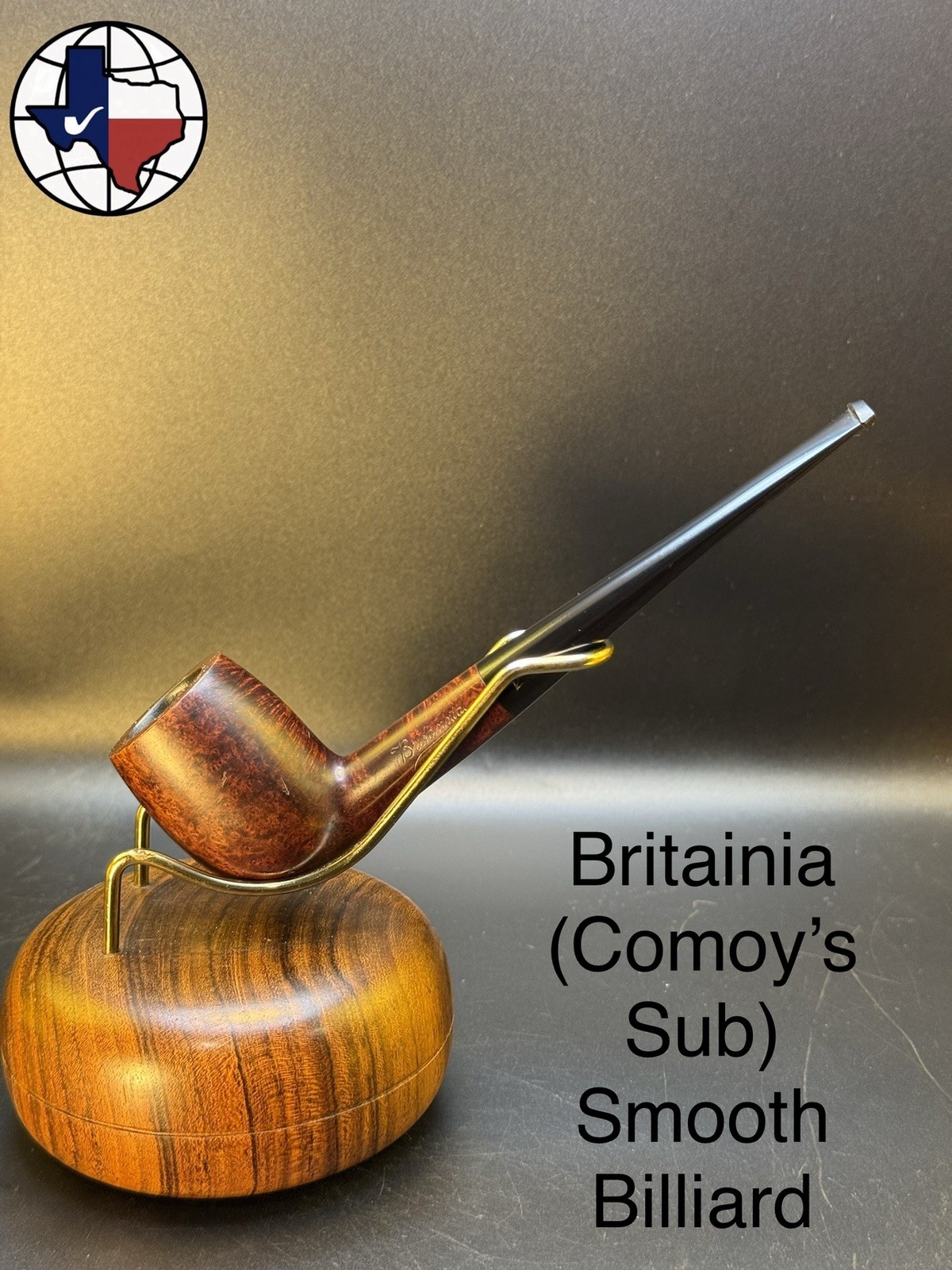 Vintage Britannia (Comoys Sub) Smooth Billiard Tobacco Pipe