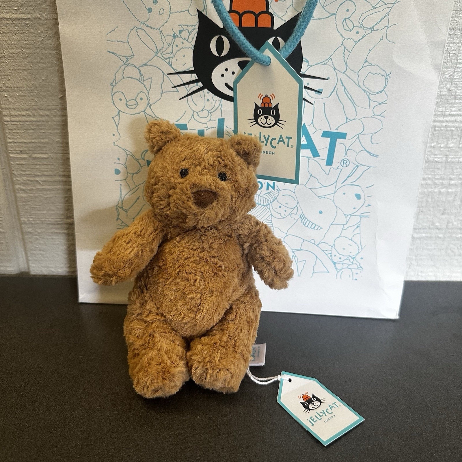 Jellycat Original Tiny Bartholomew Bear NEW w/ Tags 100% Authentic from USA
