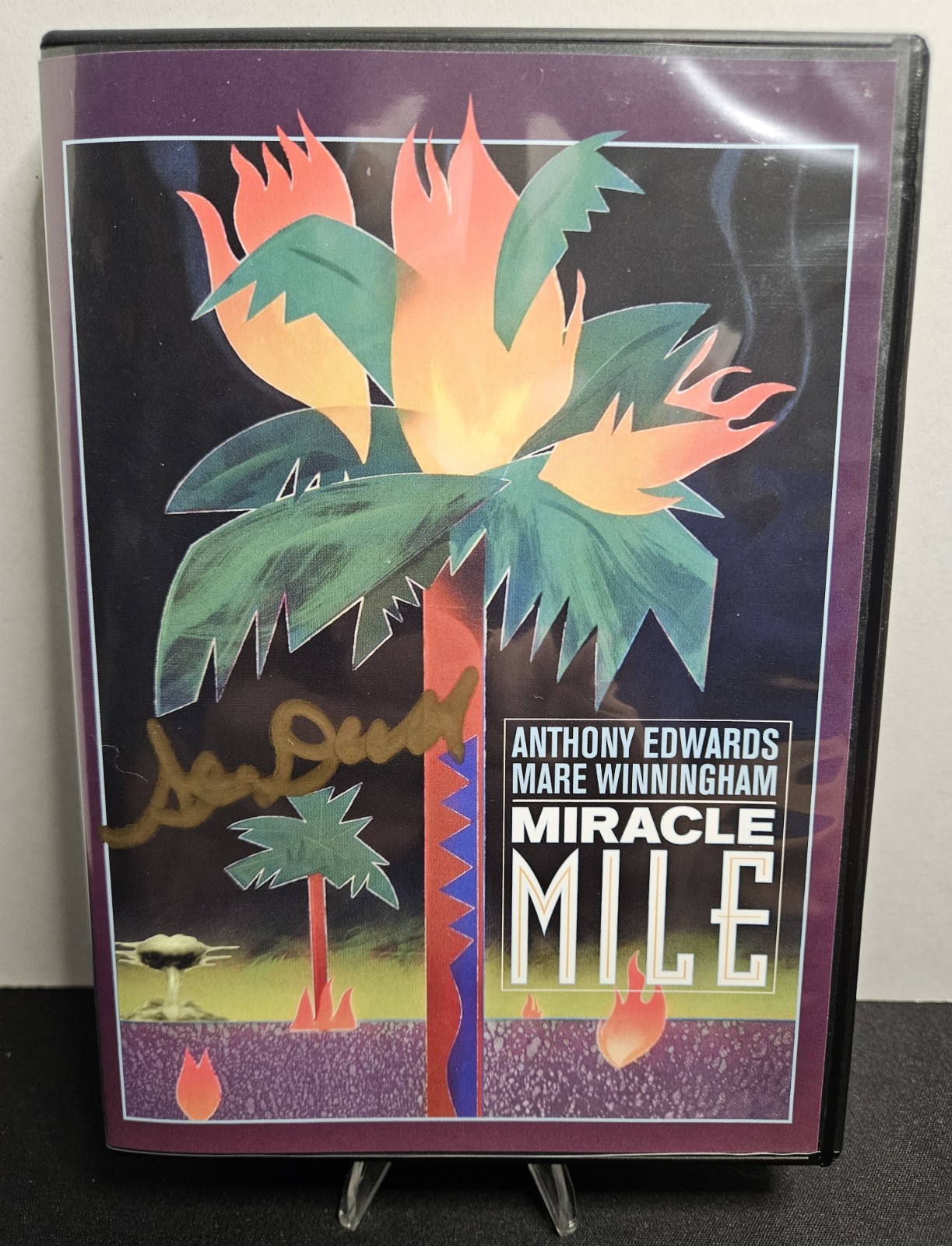 Miracle Mile DVD Autographed By Writer/Director Steve De Jarnatt COA Real Deal