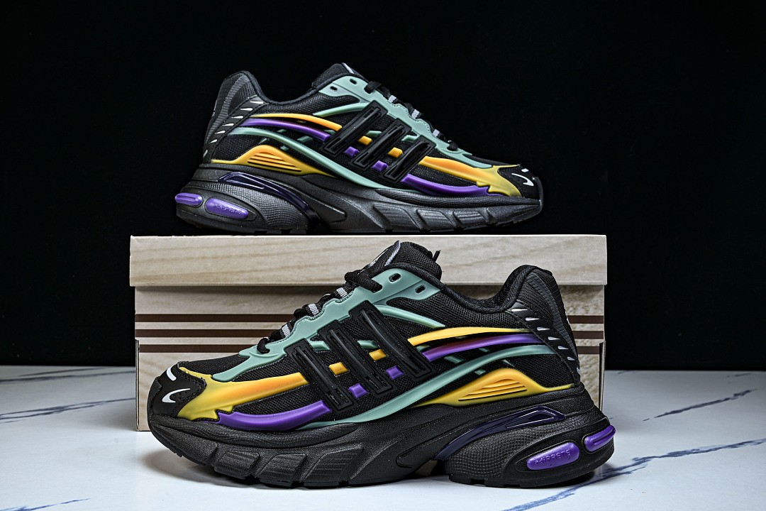 KJ5768 ad*das Adistar Jellyfish Pharrell Williams Black/Green Shoes Size 4-13