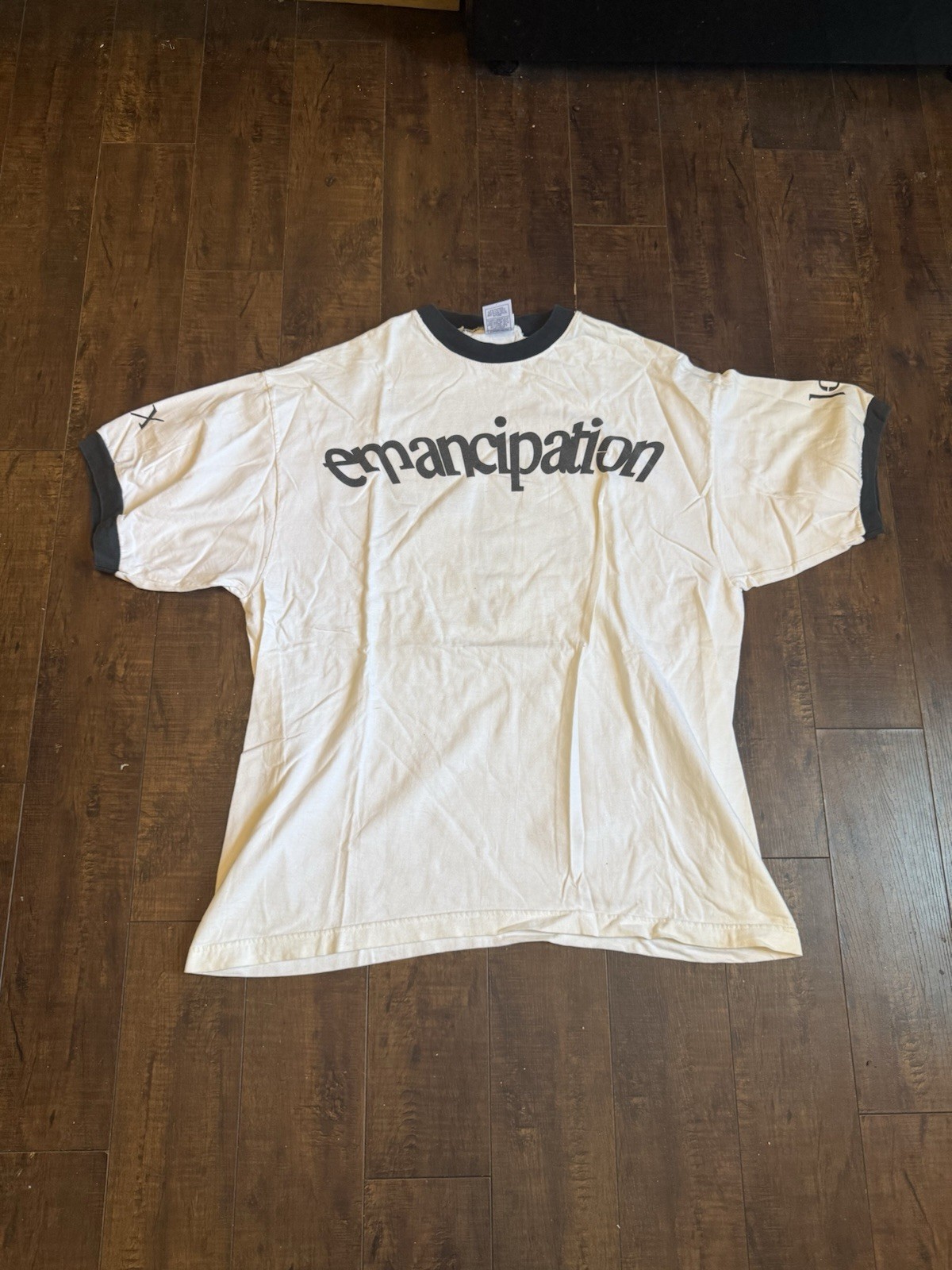 Vintage 1997 Prince Emancipation Tour Love Sex Liberty Ringer T Shirt XXL 90s