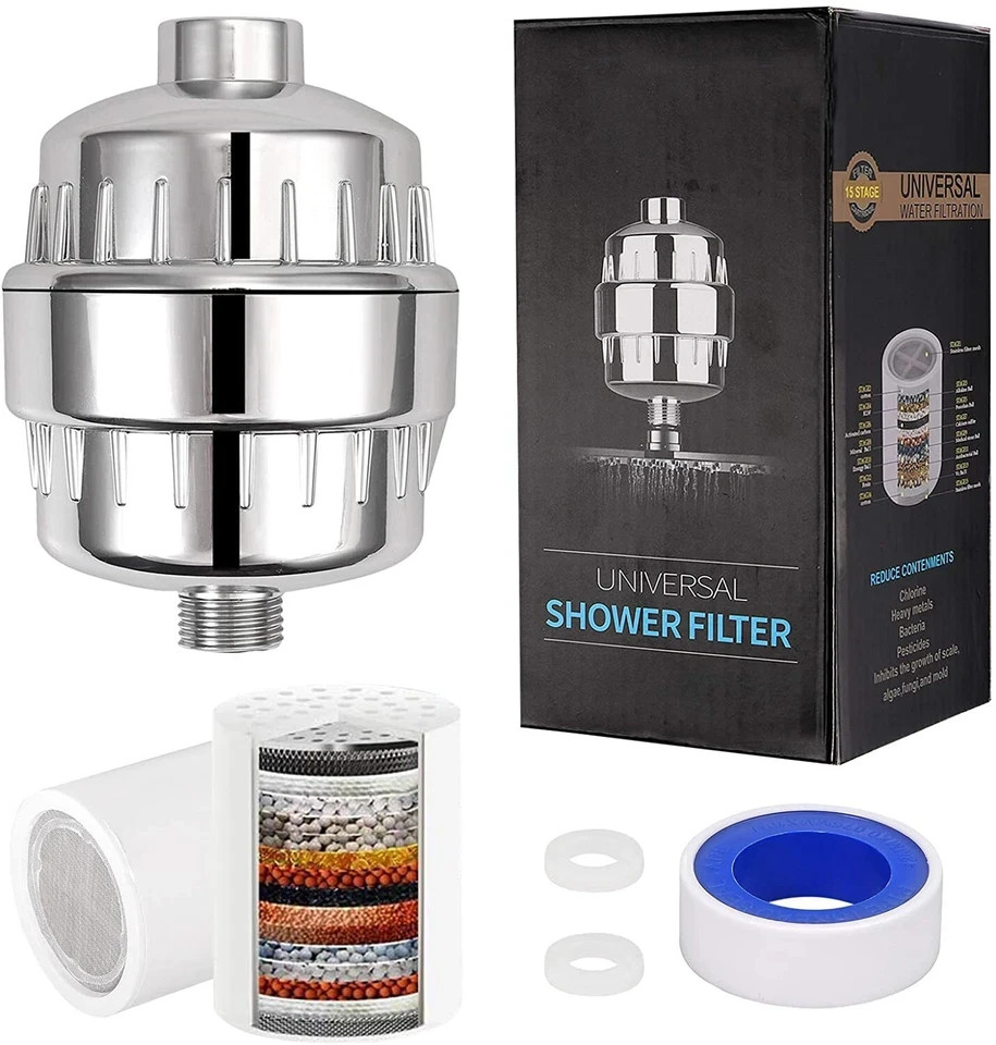 Universal Shower Head Filter Purifier with carbon Filter for Hard Water Softener Universal Shower Head Filter Purifier with carbon Filter for Hard Water Softener