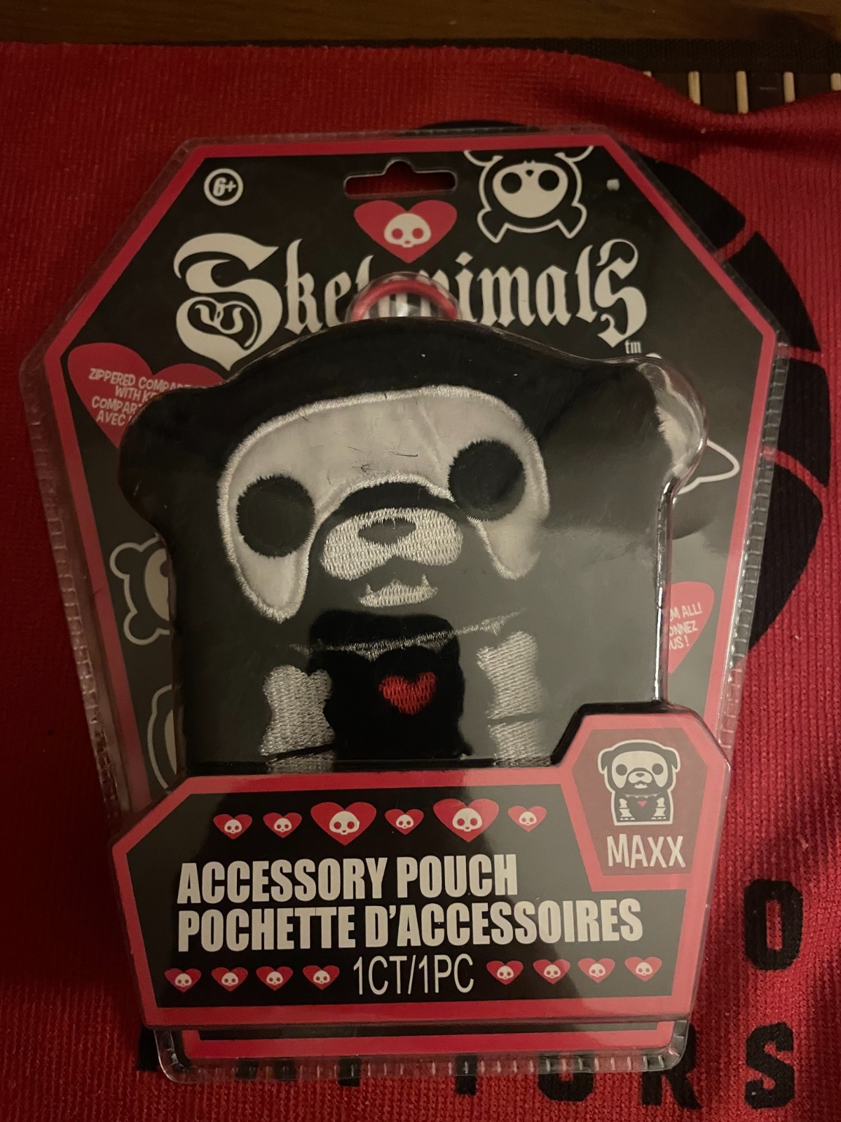 Skelanimals Hasbro Accessory Pouch with Keyring Maxx Sealed Skelanimals Hasbro Accessory Pouch with Keyring Maxx Sealed