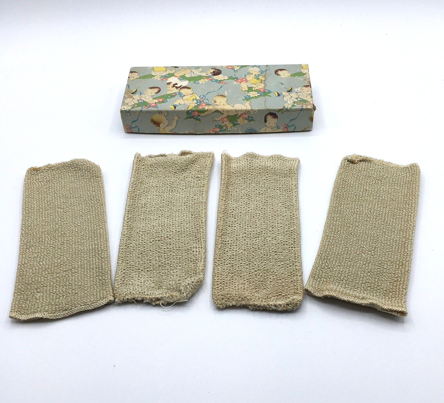 Vtg Baby Jacks Bottle Covers Hi-Jacs Terri Knit Bottle Wrap Killinger In Box