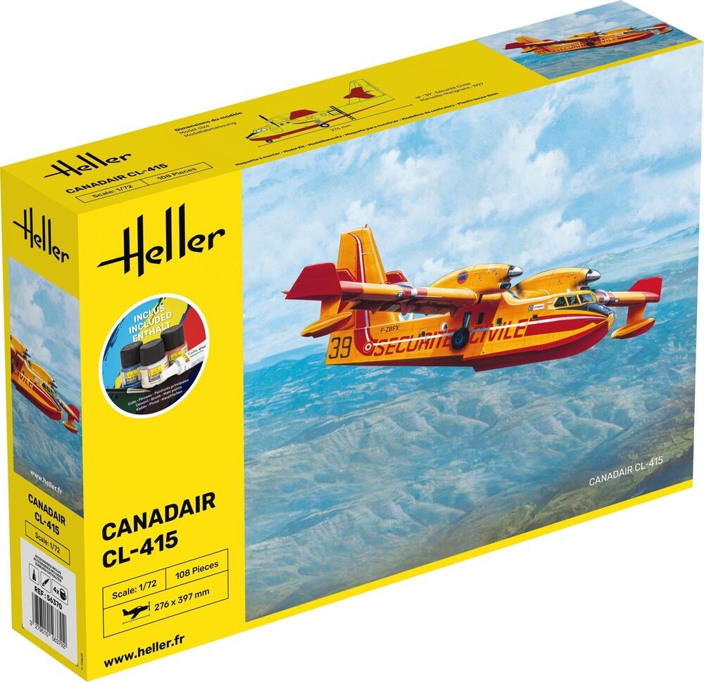 Heller: STARTER KIT Canadair CL-415 in 1:72 - 56370