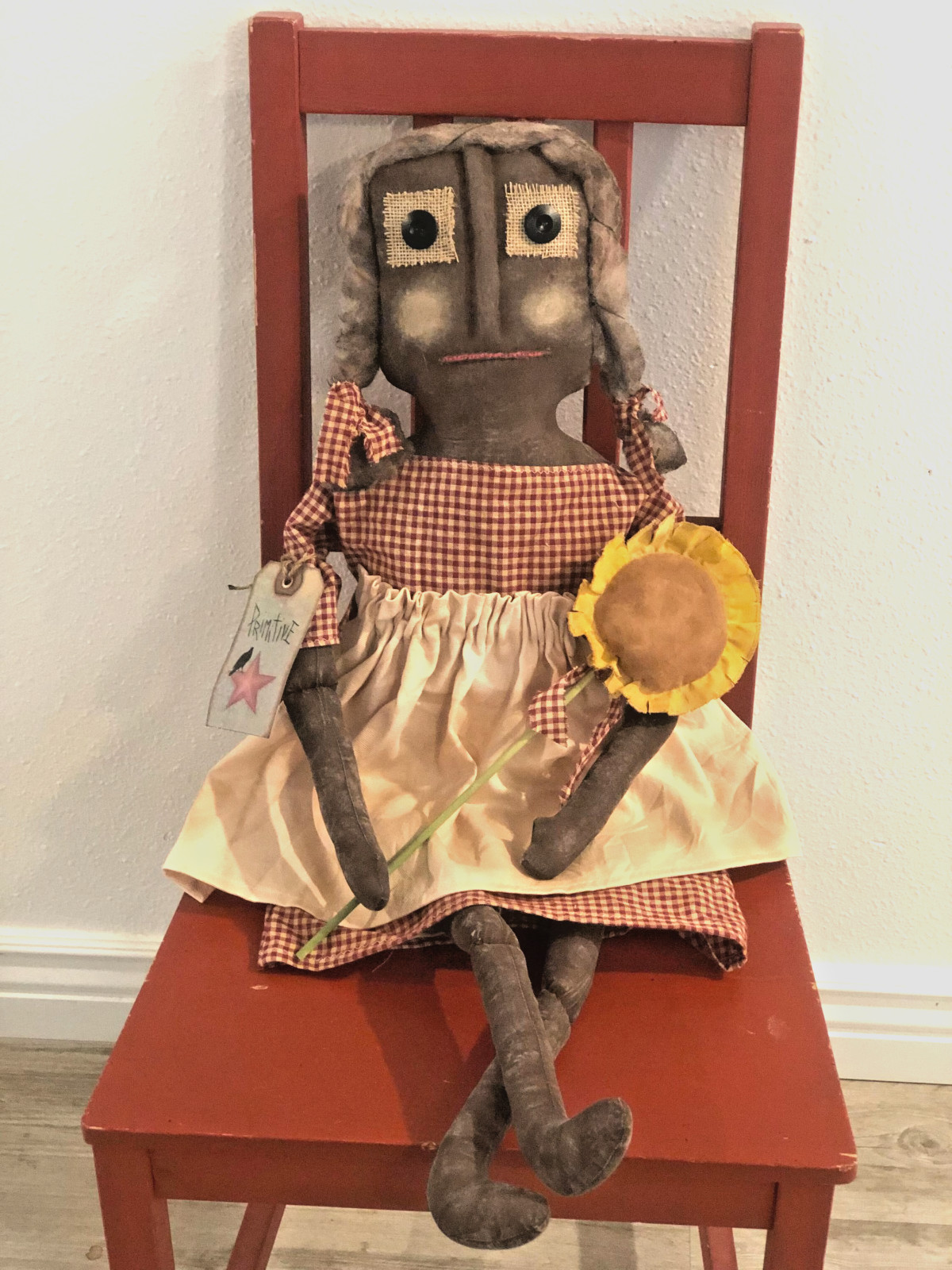 Primitive Dolls Handmade, Folk Art, Cloth Dolls