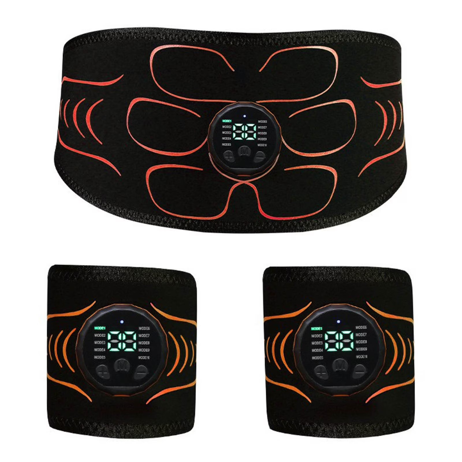 Fat Burning Massage Abdominal Toning Belt Abs Muscle Stimulator Abs & arm muscle