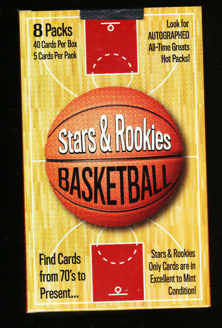 STARS + ROOKIES BASKETBALL FACTORY SEALED BOX LOOK FOR VINTAGE H.O.F ROOKIE CARD STARS + ROOKIES BASKETBALL FACTORY SEALED BOX LOOK FOR VINTAGE H.O.F ROOKIE CARD