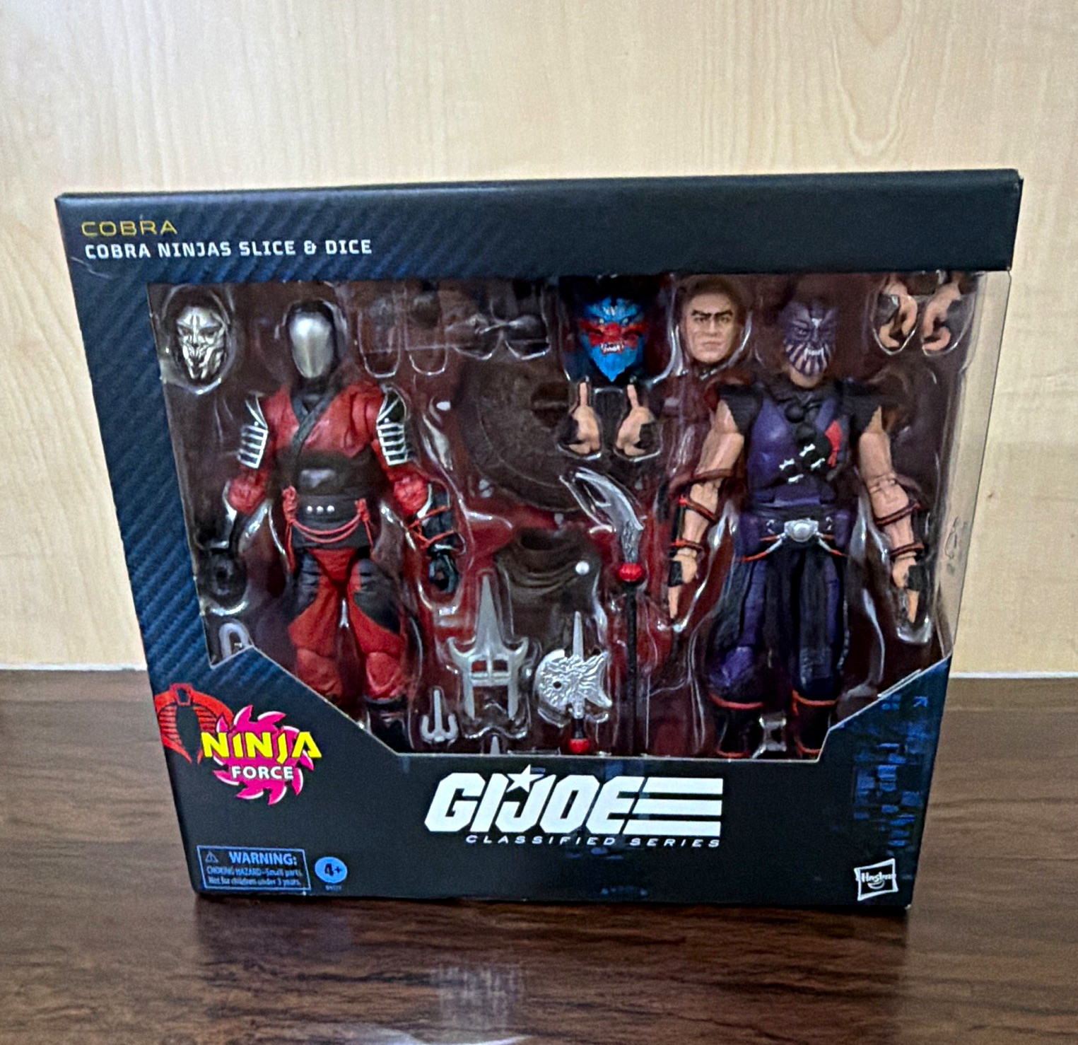 G.I. Joe Classified Series Cobra Ninjas Slice & Dice 2-Pack Action Figures #160 G.I. Joe Classified Series Cobra Ninjas Slice & Dice 2-Pack Action Figures #160