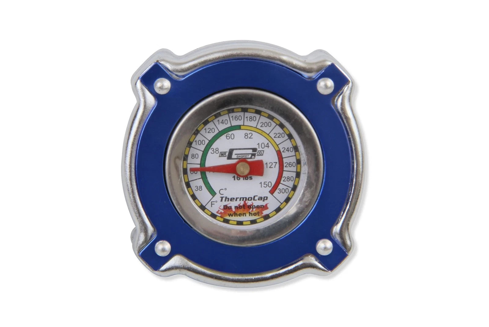 Mr. Gasket 2473B Import ThermoCap 16 PSI-BLUE