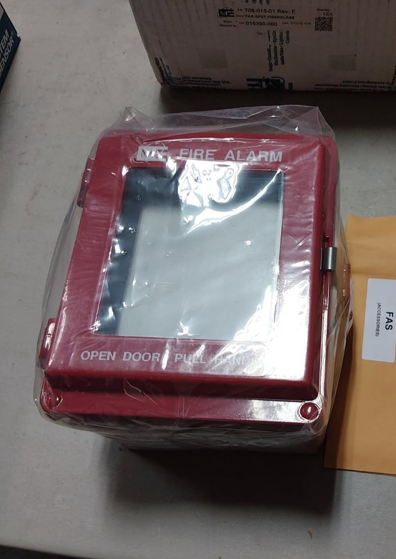 Monaco Enterprises 708-015-01 NEMA 4X Dual/Single-Action Fire Alarm Pull Station