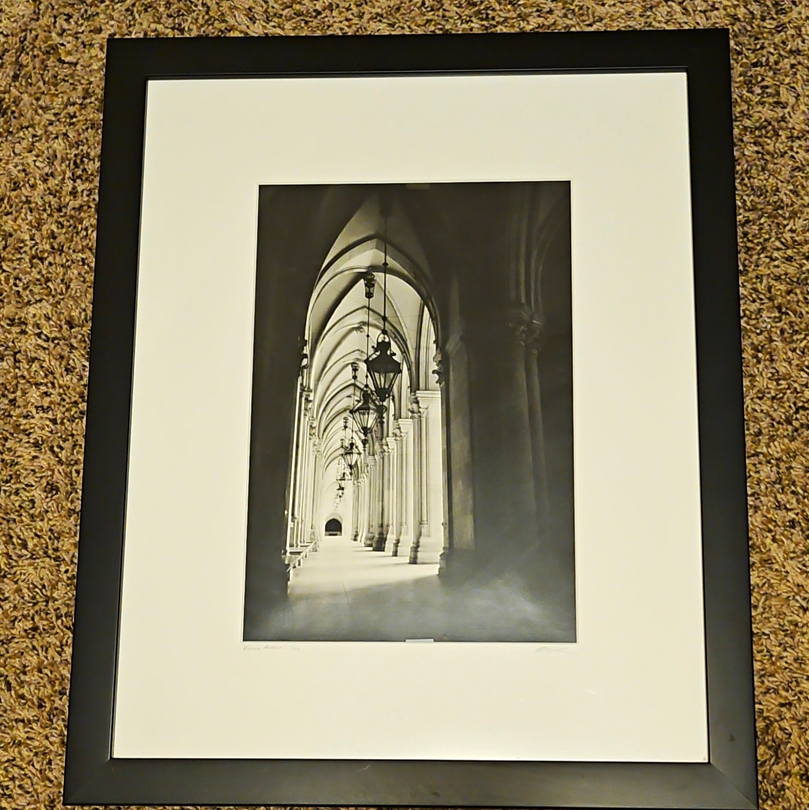 Zim Photography Framed Matted Signed Numbered B&W Photo \