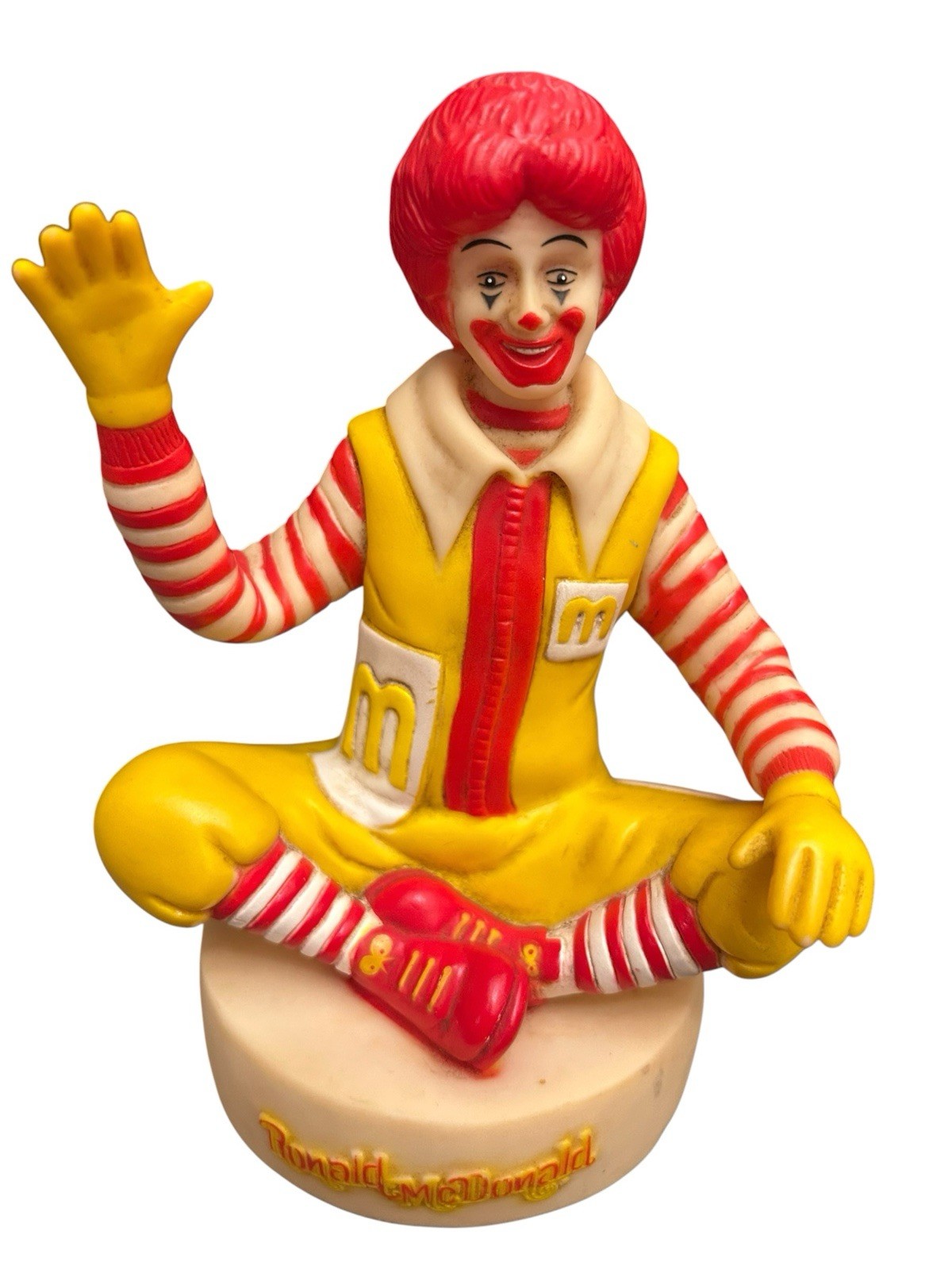 Vintage 1970\'s McDonalds Ronald McDonald Rubber Toy Piggy Bank 70\'s. T54 Vintage 1970\'s McDonalds Ronald McDonald Rubber Toy Piggy Bank 70\'s. T54