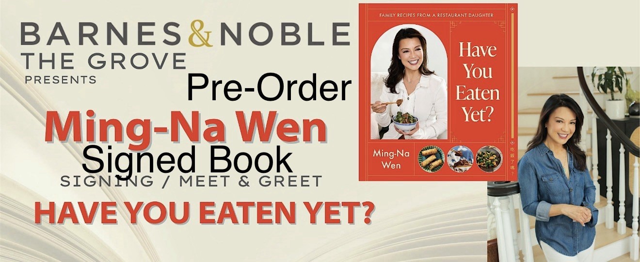 Ming-Na Wen Signed Autographed Have You Eaten Yet? Cook Book NEW Pre-Order