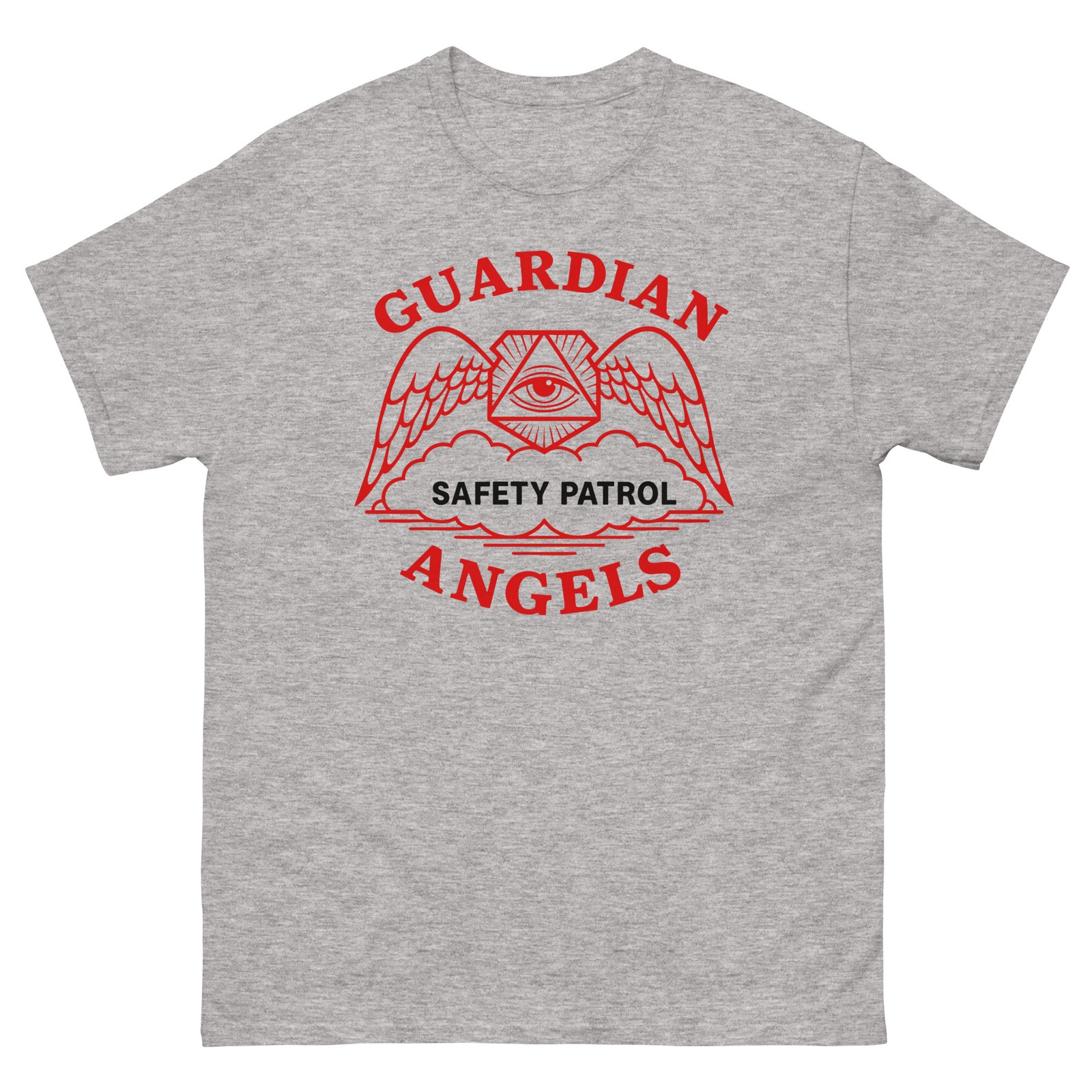 Guardian Angels Red Logo Shirt NYC Safety Patrol Graphic Tee T