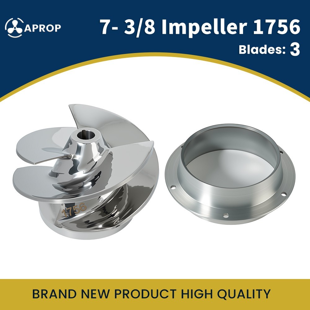 7 3/8 Part No.1756 Jet Pump Impeller With 1431 Flanged Liner For Large Series