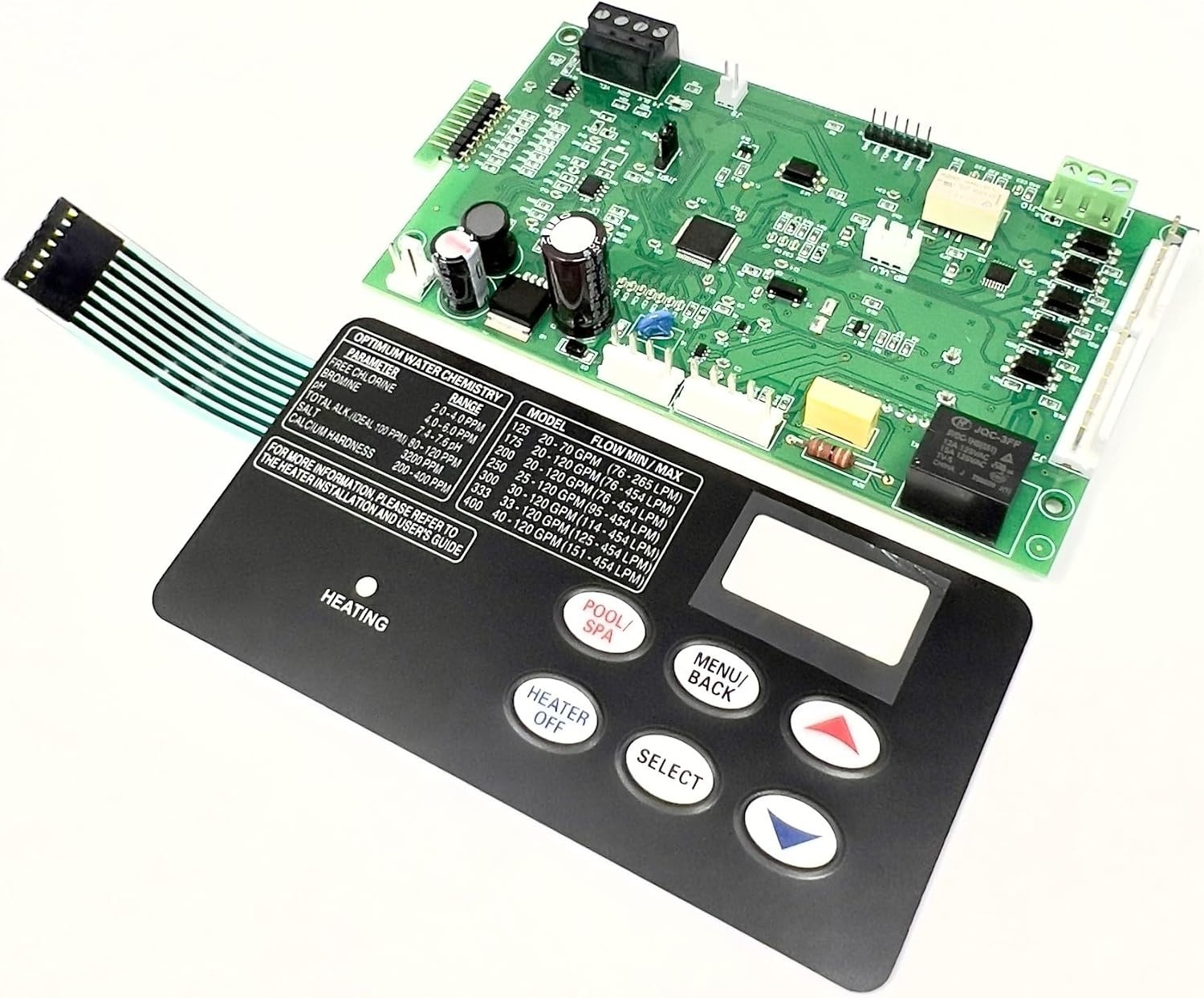 461105 Replacement Control Board, 472610Z Switch Pad For Pentair Mastertemp Sta- 461105 Replacement Control Board, 472610Z Switch Pad For Pentair Mastertemp Sta-