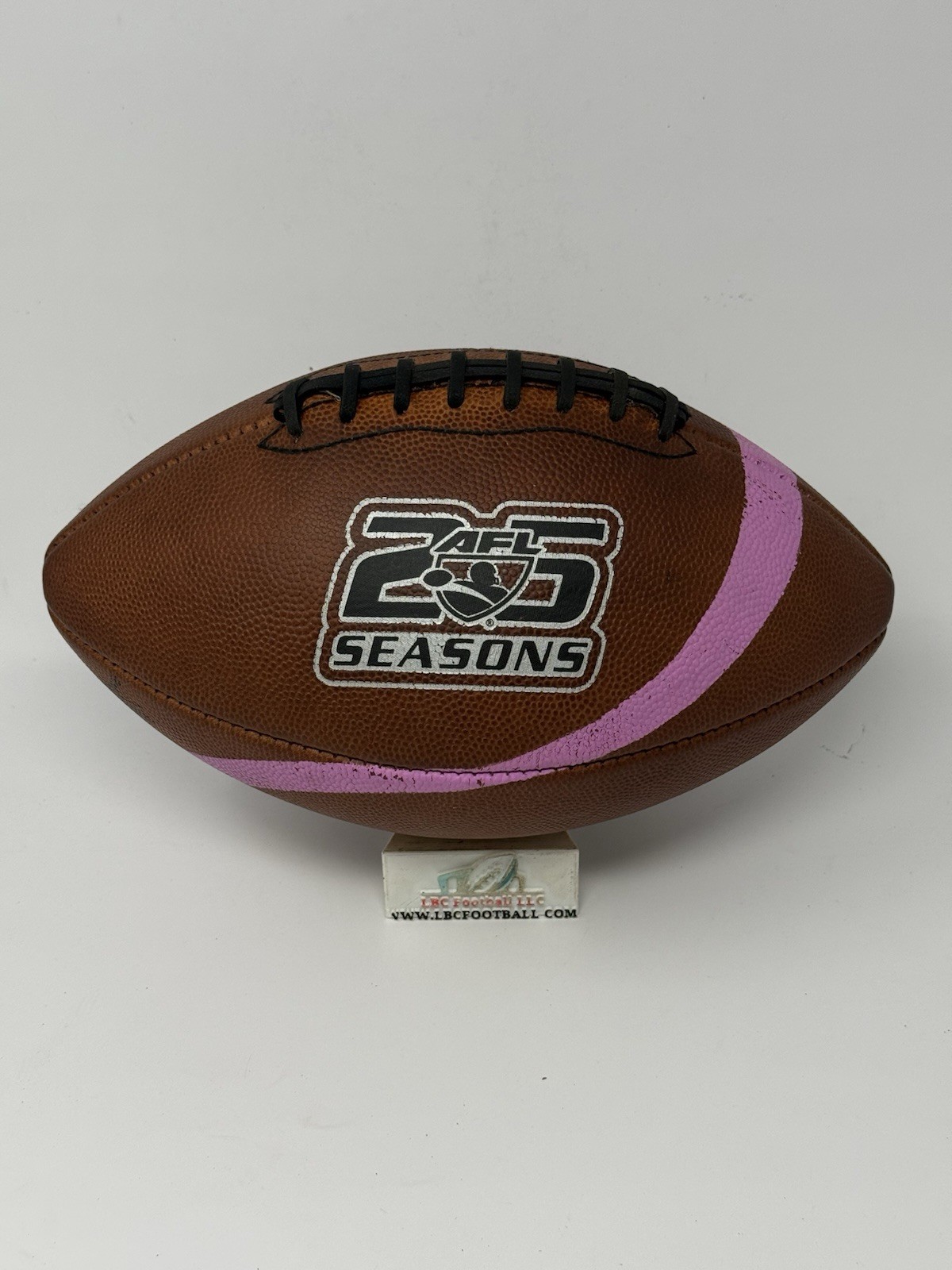 2012 Spalding AFL Game Used Leather Football 25yr Edition - Refurbished