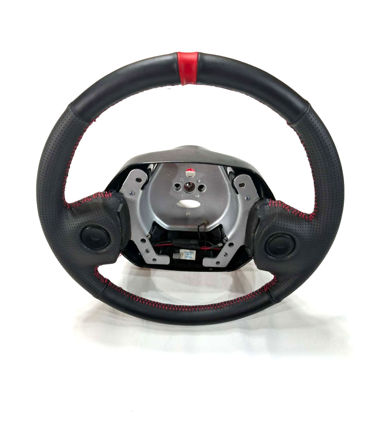 94-97 Dodge Ram Steering Wheel BLACK & RED New Leather Customized Upgrade OEM