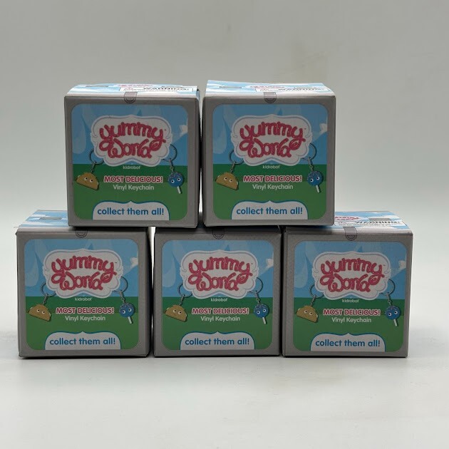 5x Kidrobot Yummy World Most Delicious Keychain Blind Boxes Factory Sealed