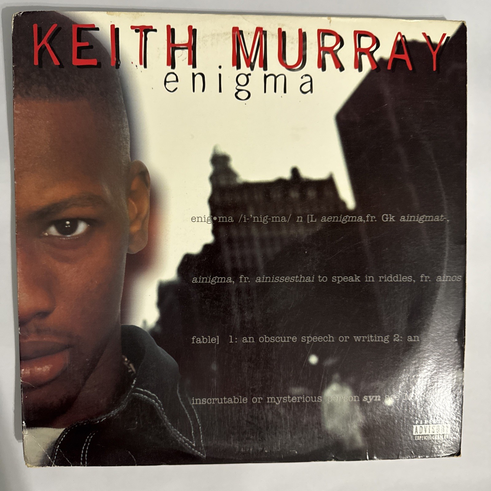 Keith Murray - Enigma 1996 US LP-12”-2 x Vinyl-Hip Hop- Keith Murray - Enigma 1996 US LP-12”-2 x Vinyl-Hip Hop-