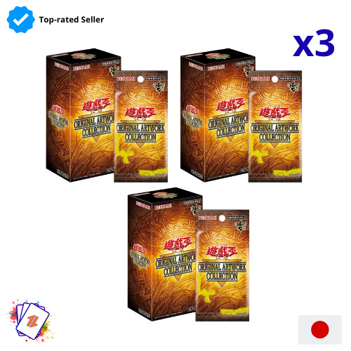 Yugioh 3x Original Artwork Collection Box Japanese Yu-Gi-Oh OCG Cards Yugioh 3x Original Artwork Collection Box Japanese Yu-Gi-Oh OCG Cards