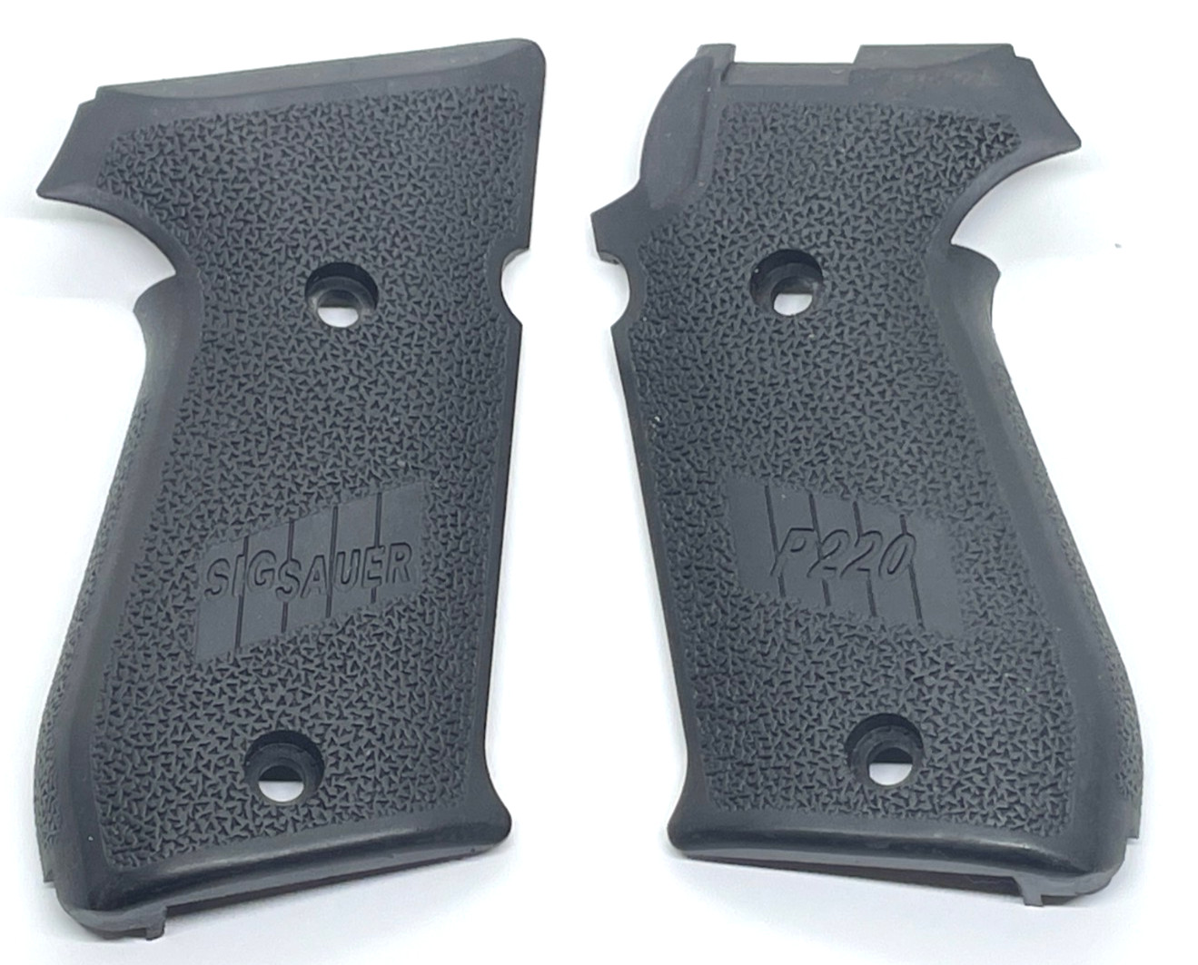 Sig Sauer P220 Vintage 1999 Factory OEM Grips No Screws Black Grip German