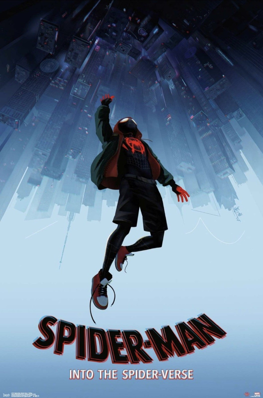 Spider-Man Into the Spider-Verse 2018 Movie Poster Reproduction 24x36 Wall Art P Spider-Man Into the Spider-Verse 2018 Movie Poster Reproduction 24x36 Wall Art P