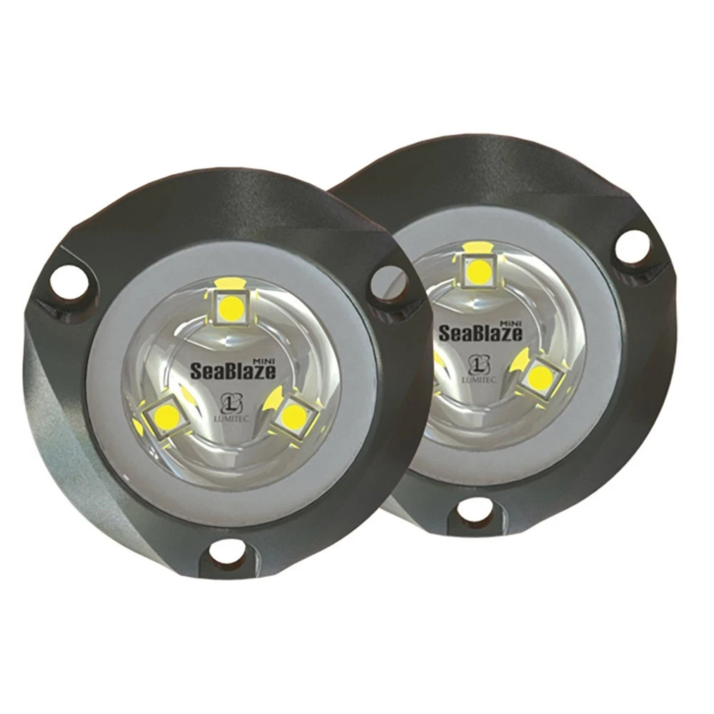 Lumitec 101246 SeaBlaze Mini Underwater Light Pair Blue Non-Dimming